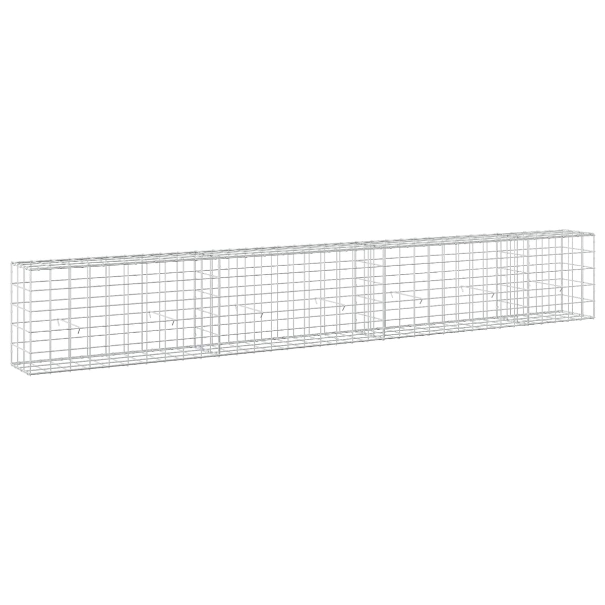 Γκαμπιόν με σύρμα 3,5 mm και πλέγμα 10x10 cm 350x30x50 εκ - Pakobazaar