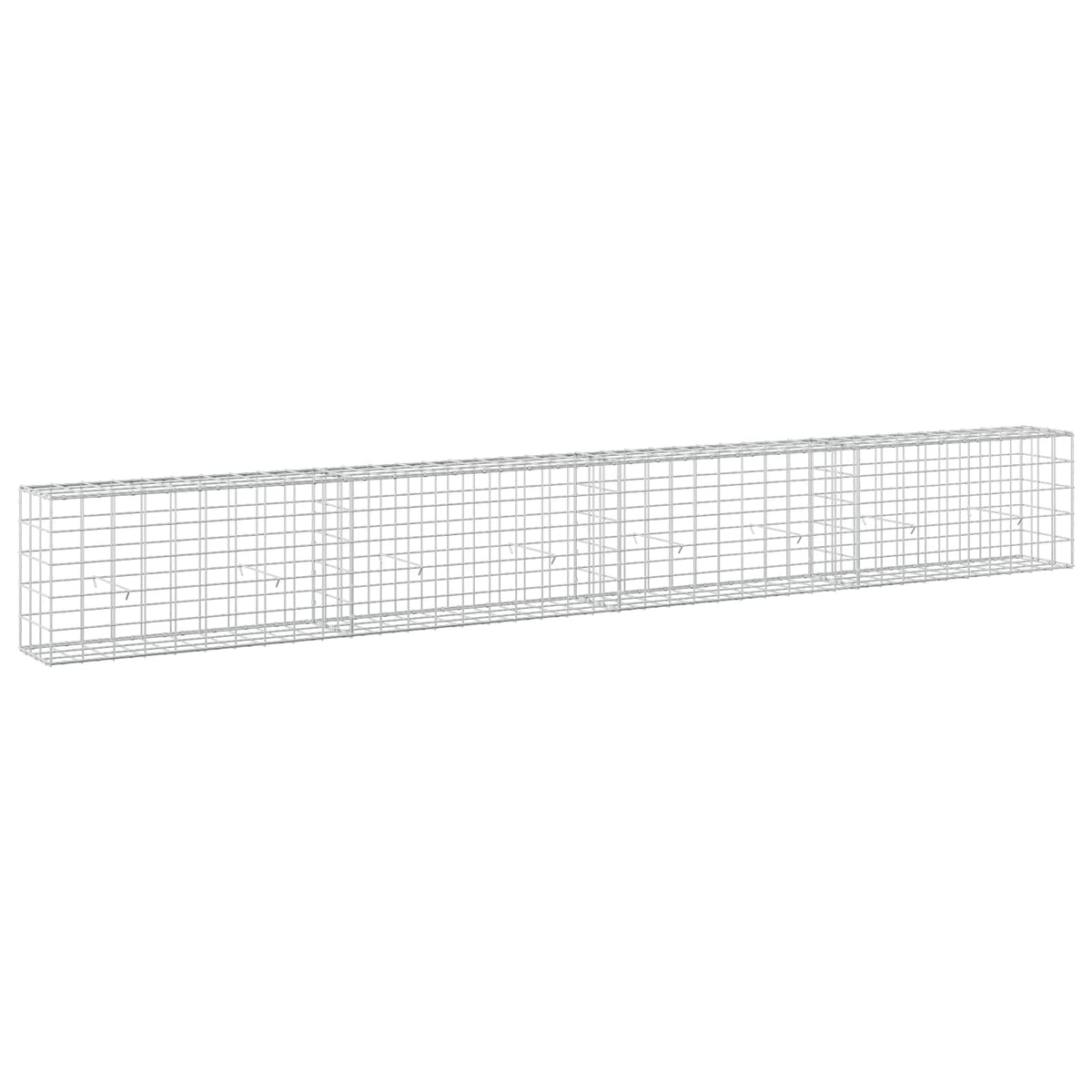 Γκαμπιόν με σύρμα 3,5 mm και πλέγμα 10x10 cm 400x30x50 εκ - Pakobazaar