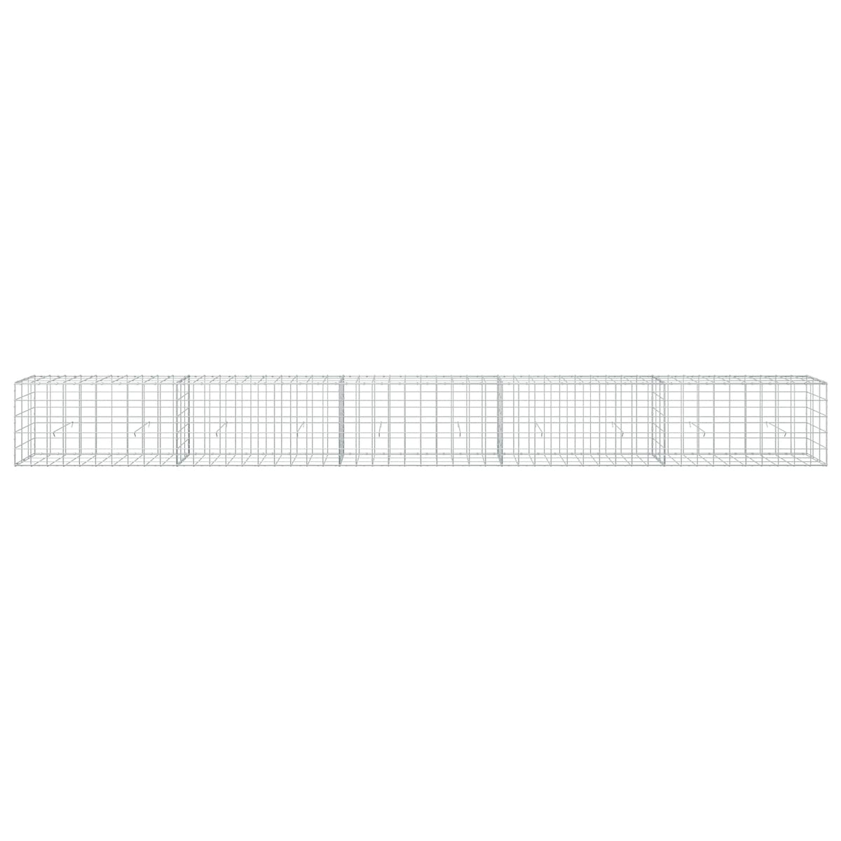 Γκαμπιόν με σύρμα 3,5 mm και πλέγμα 10x10 cm 500x30x50 εκ