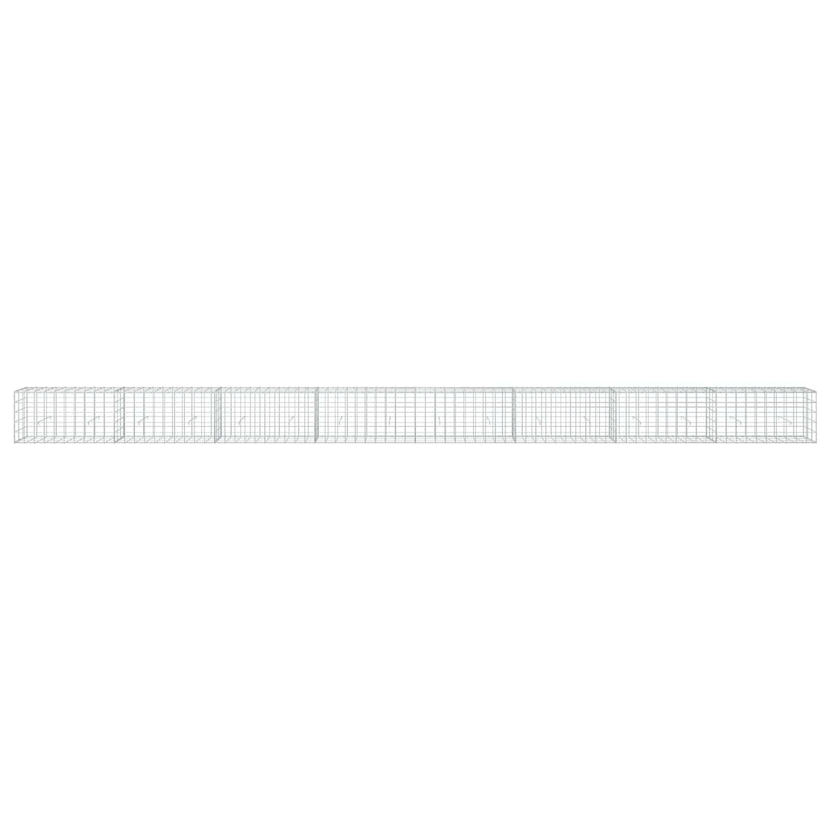Γκαμπιόν με σύρμα 3,5 mm και πλέγμα 10x10 cm 800x30x50 εκ - Pakobazaar