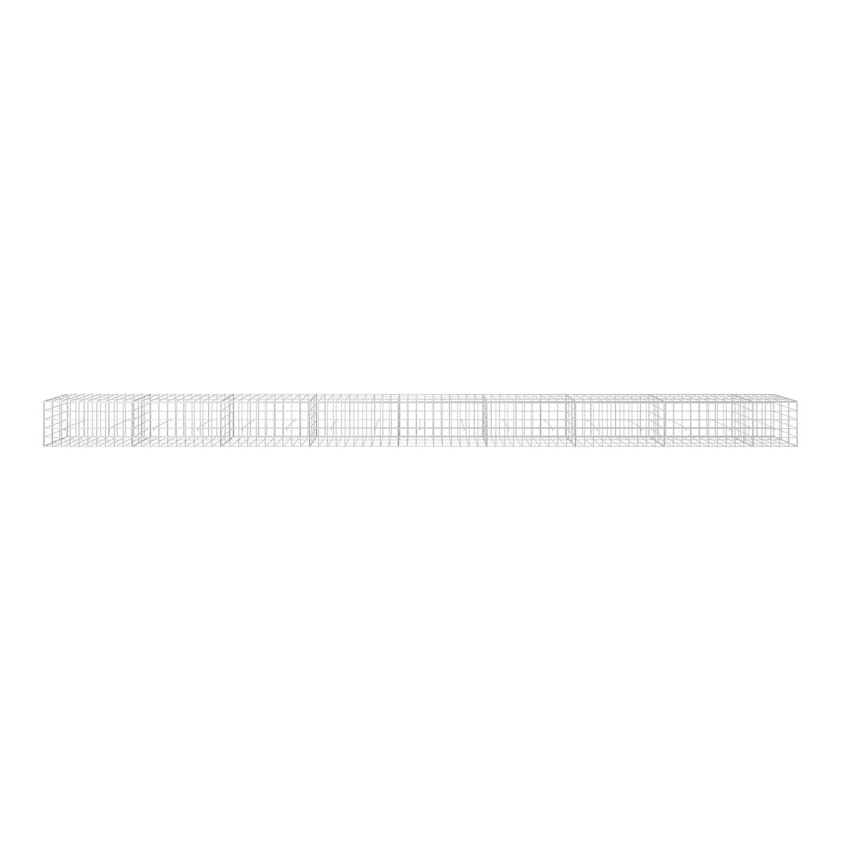 Γκαμπιόν με σύρμα 3,5 mm και πλέγμα 10x10 cm 850x30x50 εκ - Pakobazaar