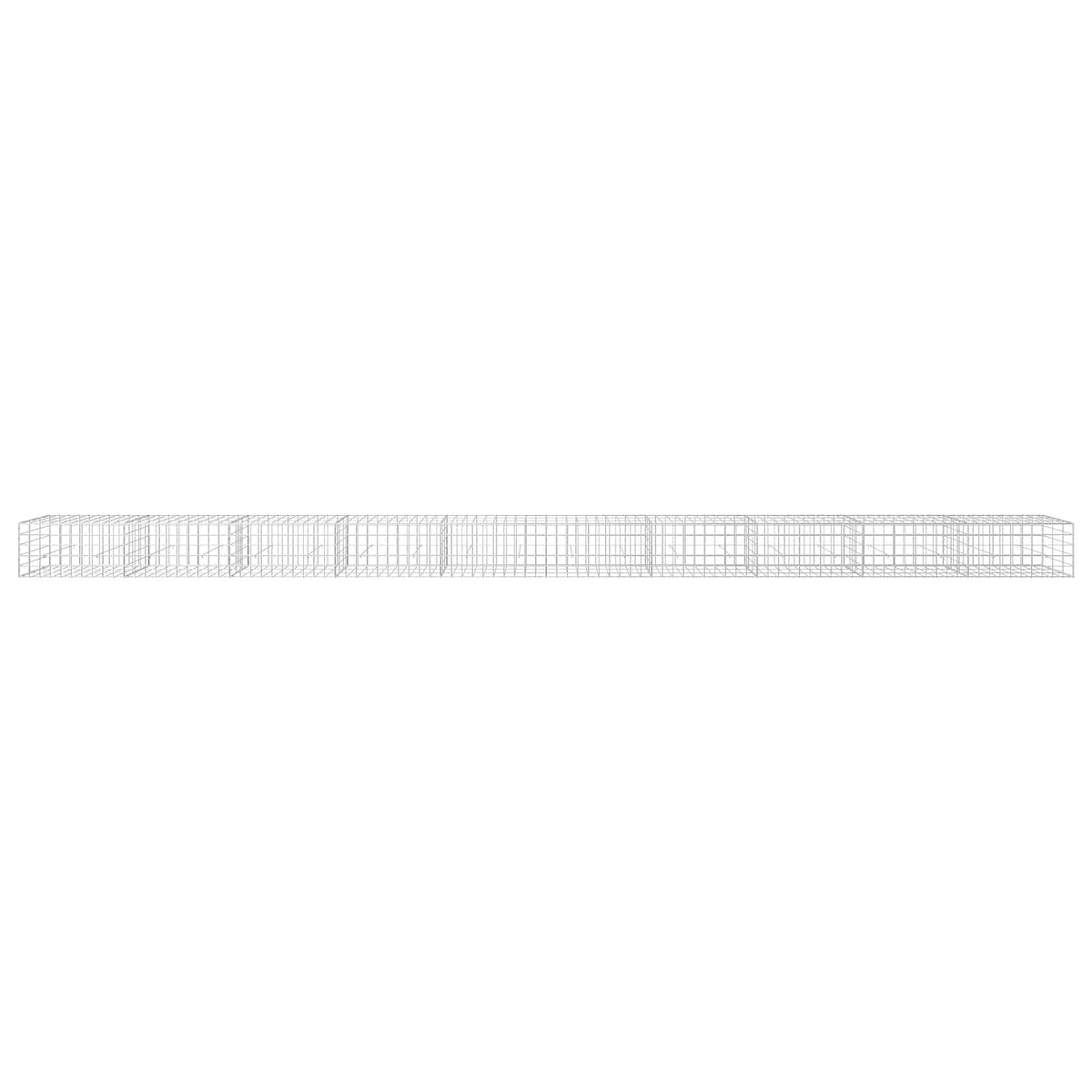 Γκαμπιόν με σύρμα 3,5 mm και πλέγμα 10x10 cm 1000x30x50 εκ - Pakobazaar