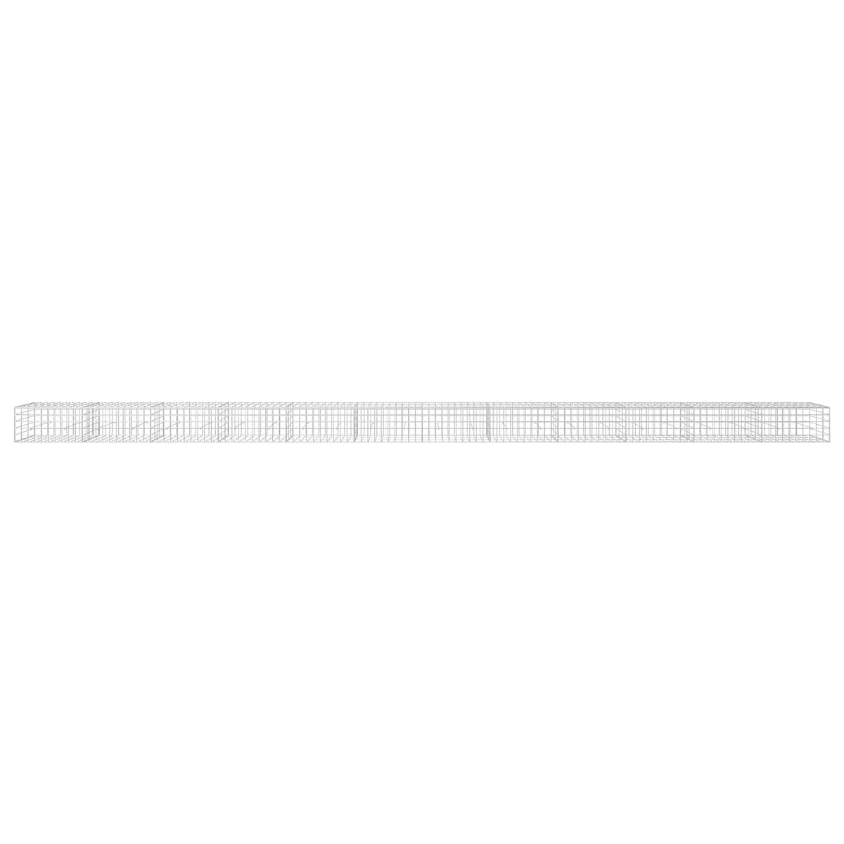 Γκαμπιόν με σύρμα 3,5 mm και πλέγμα 10x10 cm 1200x30x50 εκ - Pakobazaar