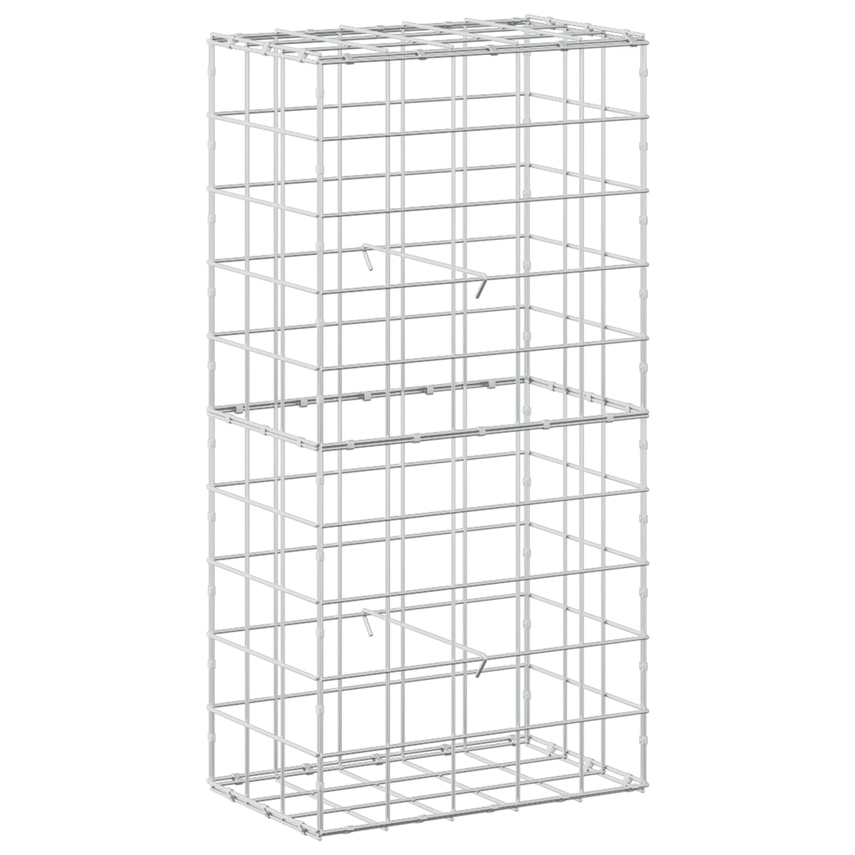 Γκαμπιόν με σύρμα 3,5 mm και πλέγμα 10x10 cm 50x30x100 εκ - Pakobazaar