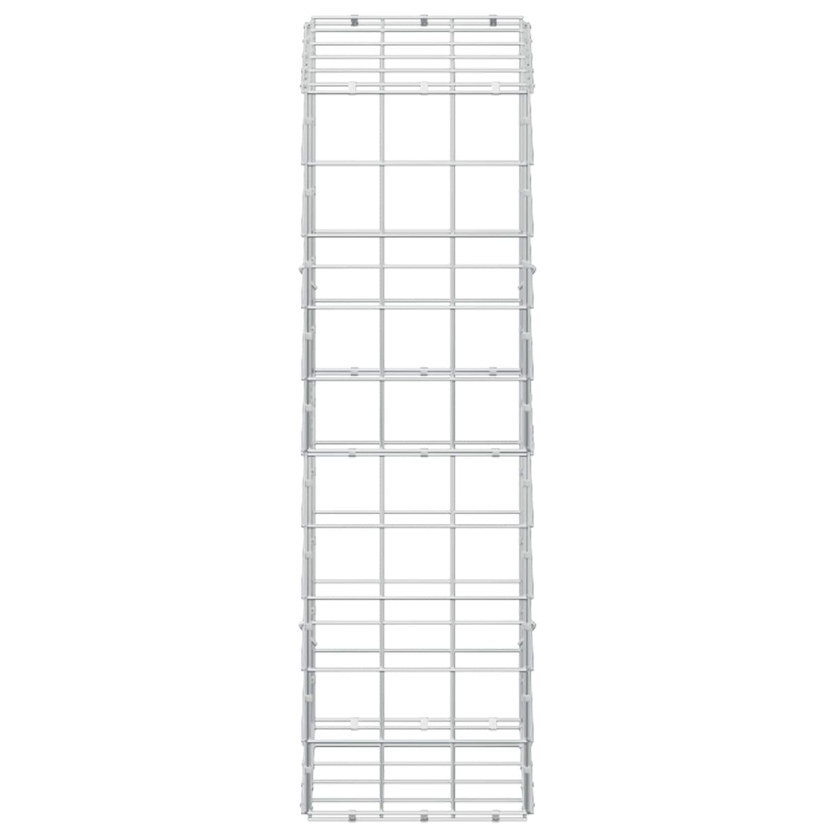 Γκαμπιόν με σύρμα 3,5 mm και πλέγμα 10x10 cm 50x30x100 εκ - Pakobazaar