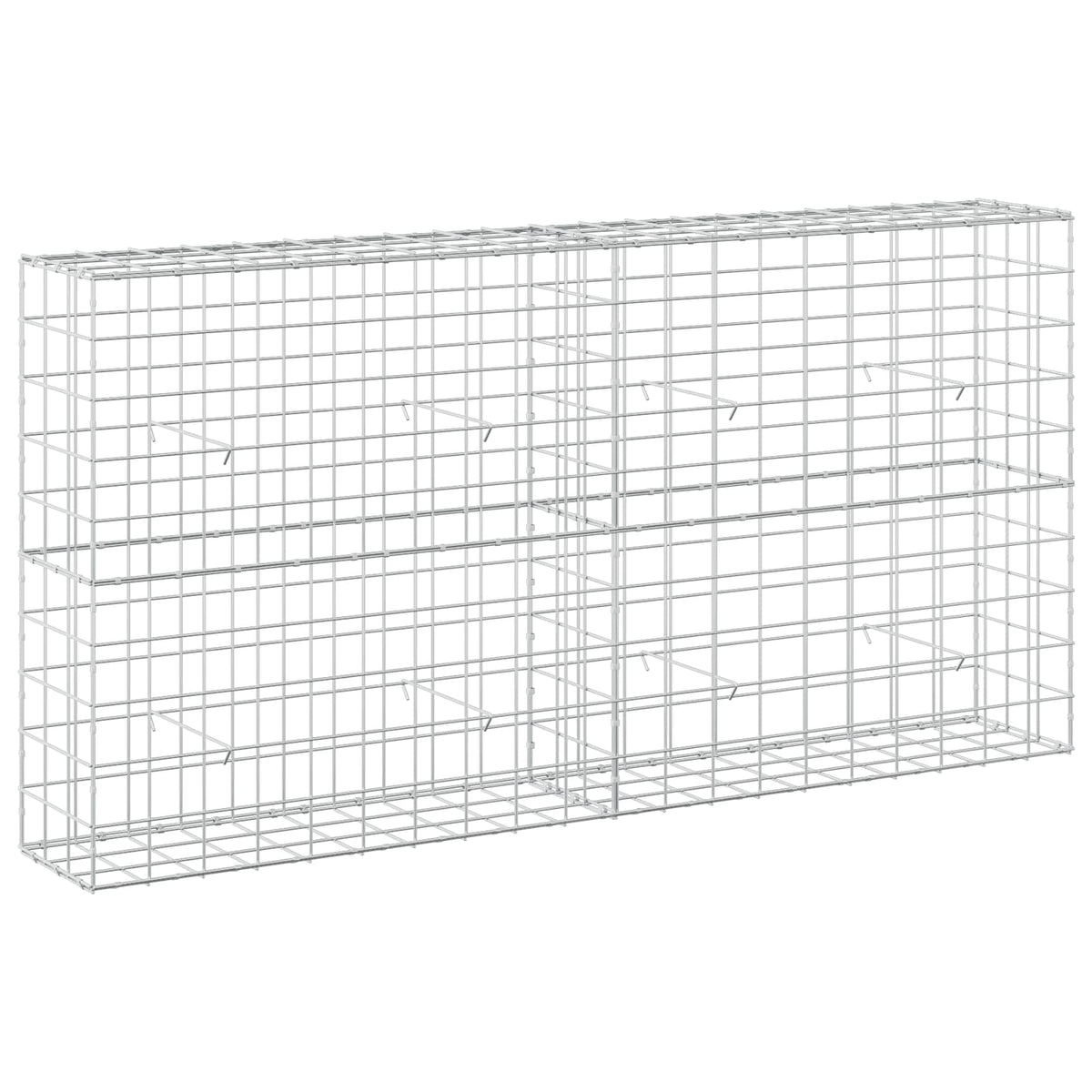 Γκαμπιόν με σύρμα 3,5 mm και πλέγμα 10x10 cm 200x30x100 εκ - Pakobazaar