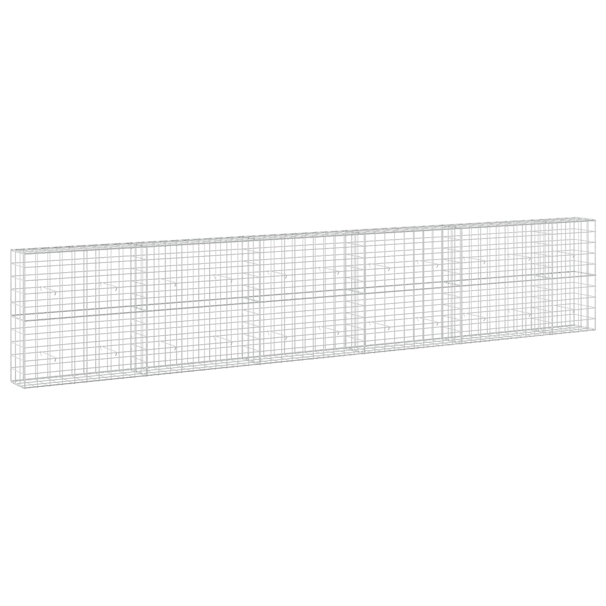 Γκαμπιόν με σύρμα 3,5 mm και πλέγμα 10x10 cm 550x30x100 εκ - Pakobazaar