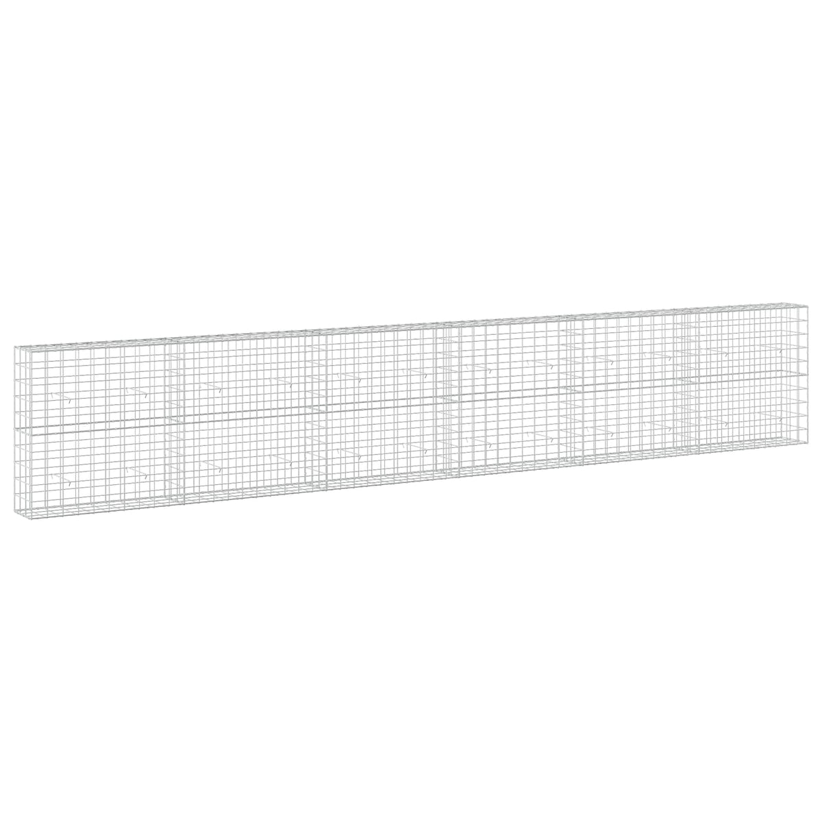 Γκαμπιόν με σύρμα 3,5 mm και πλέγμα 10x10 cm 600x30x100 εκ - Pakobazaar