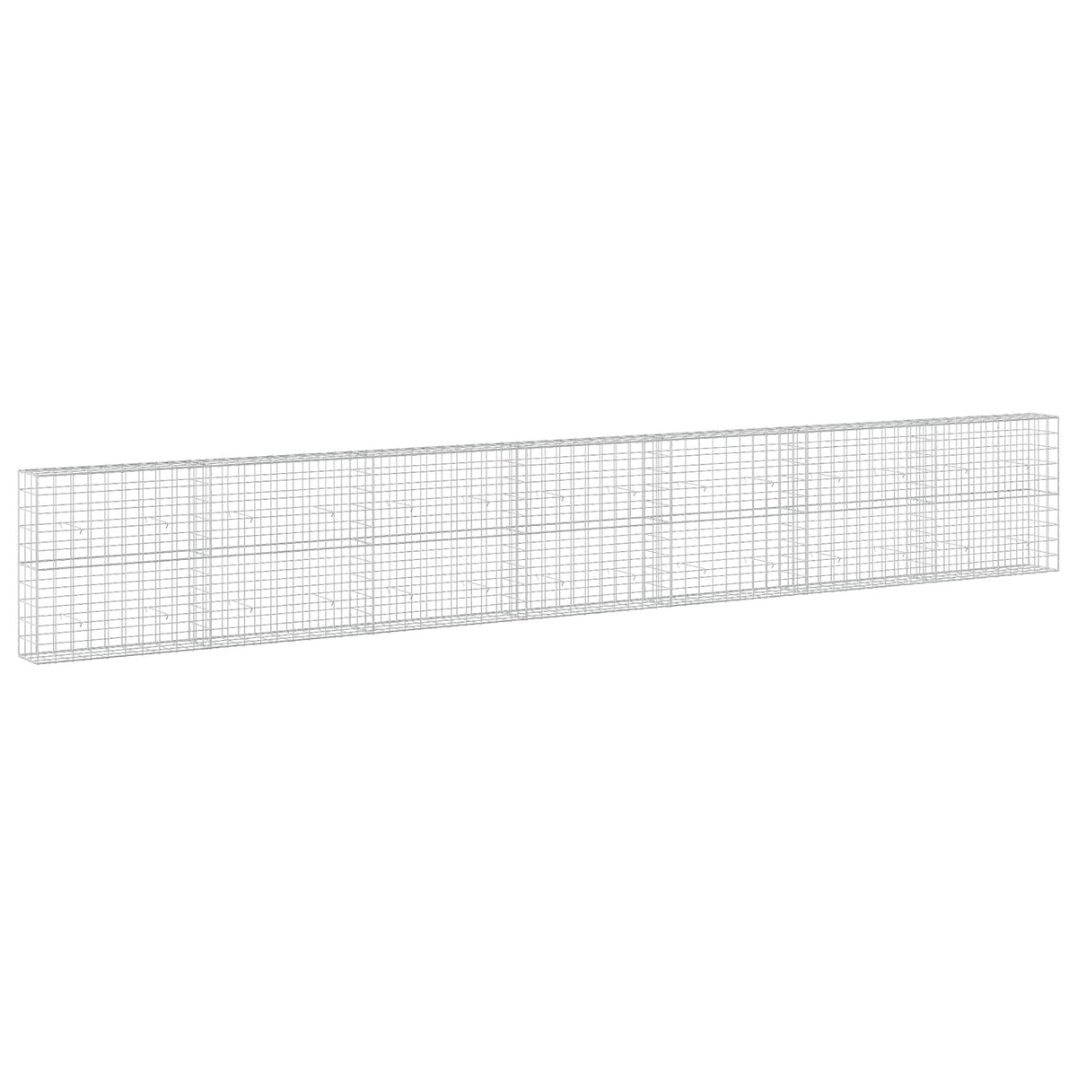 Γκαμπιόν με σύρμα 3,5 mm και πλέγμα 10x10 cm 700x30x100 εκ - Pakobazaar