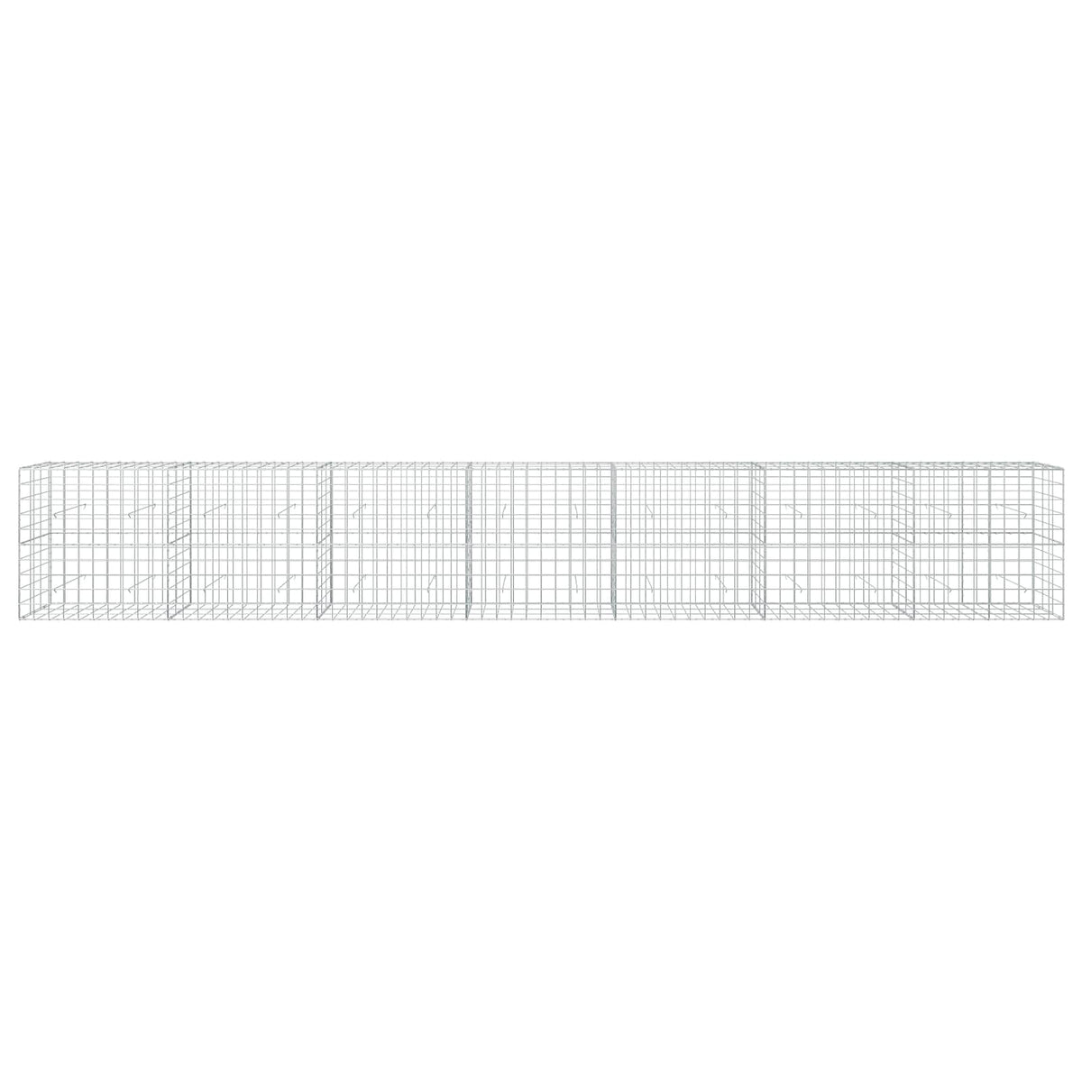 Γκαμπιόν με σύρμα 3,5 mm και πλέγμα 10x10 cm 700x30x100 εκ - Pakobazaar