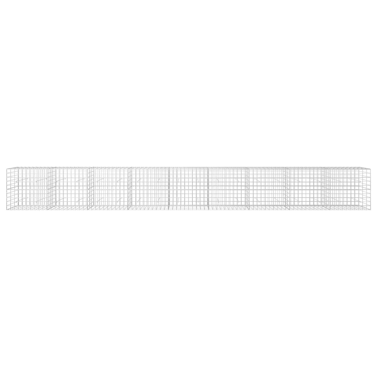 Γκαμπιόν με σύρμα 3,5 mm και πλέγμα 10x10 cm 900x30x100 εκ - Pakobazaar