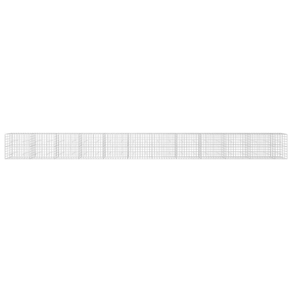 Γκαμπιόν με σύρμα 3,5 mm και πλέγμα 10x10 cm 1150x30x100 εκ - Pakobazaar