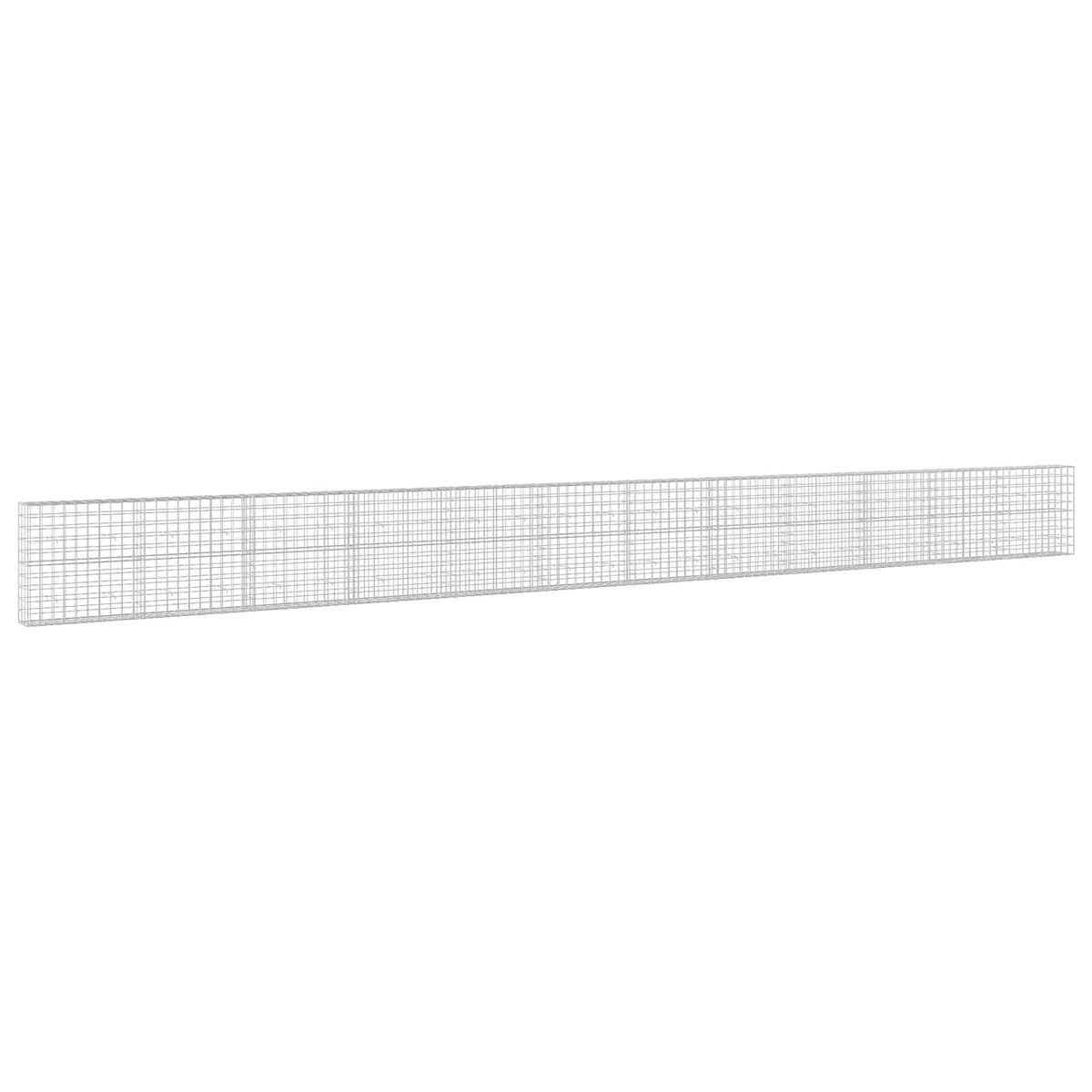 Γκαμπιόν με σύρμα 3,5 mm και πλέγμα 10x10 cm 1200x30x100 εκ - Pakobazaar