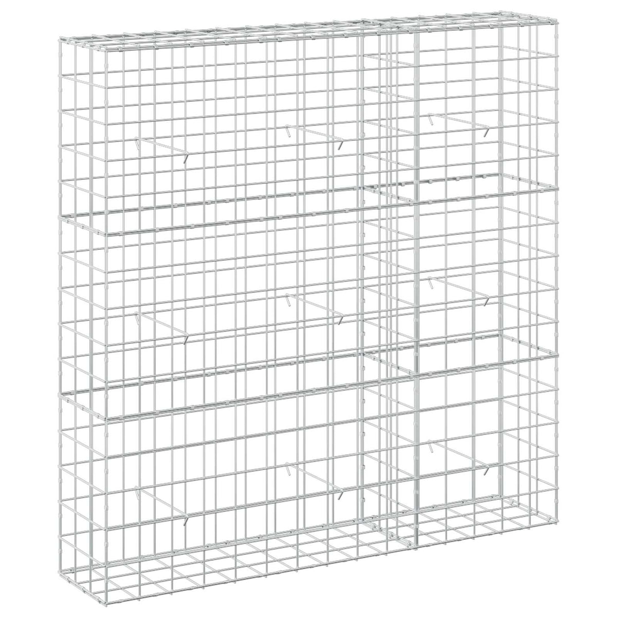 Γκαμπιόν με σύρμα 3,5 mm και πλέγμα 10x10 cm 150x30x150 εκ - Pakobazaar