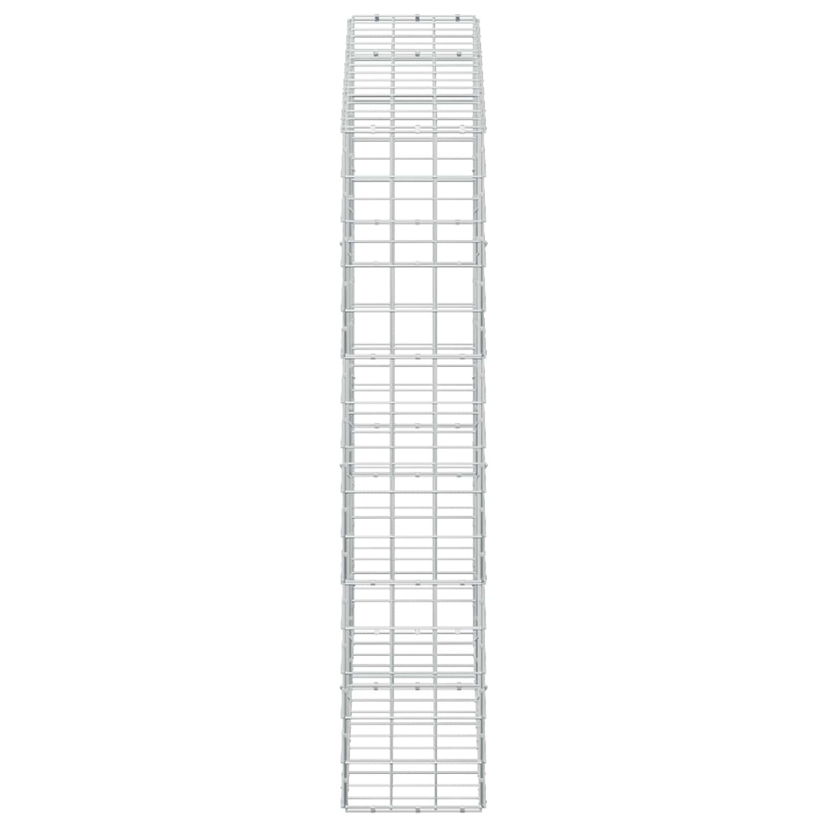 Γκαμπιόν με σύρμα 3,5 mm και πλέγμα 10x10 cm 150x30x150 εκ - Pakobazaar