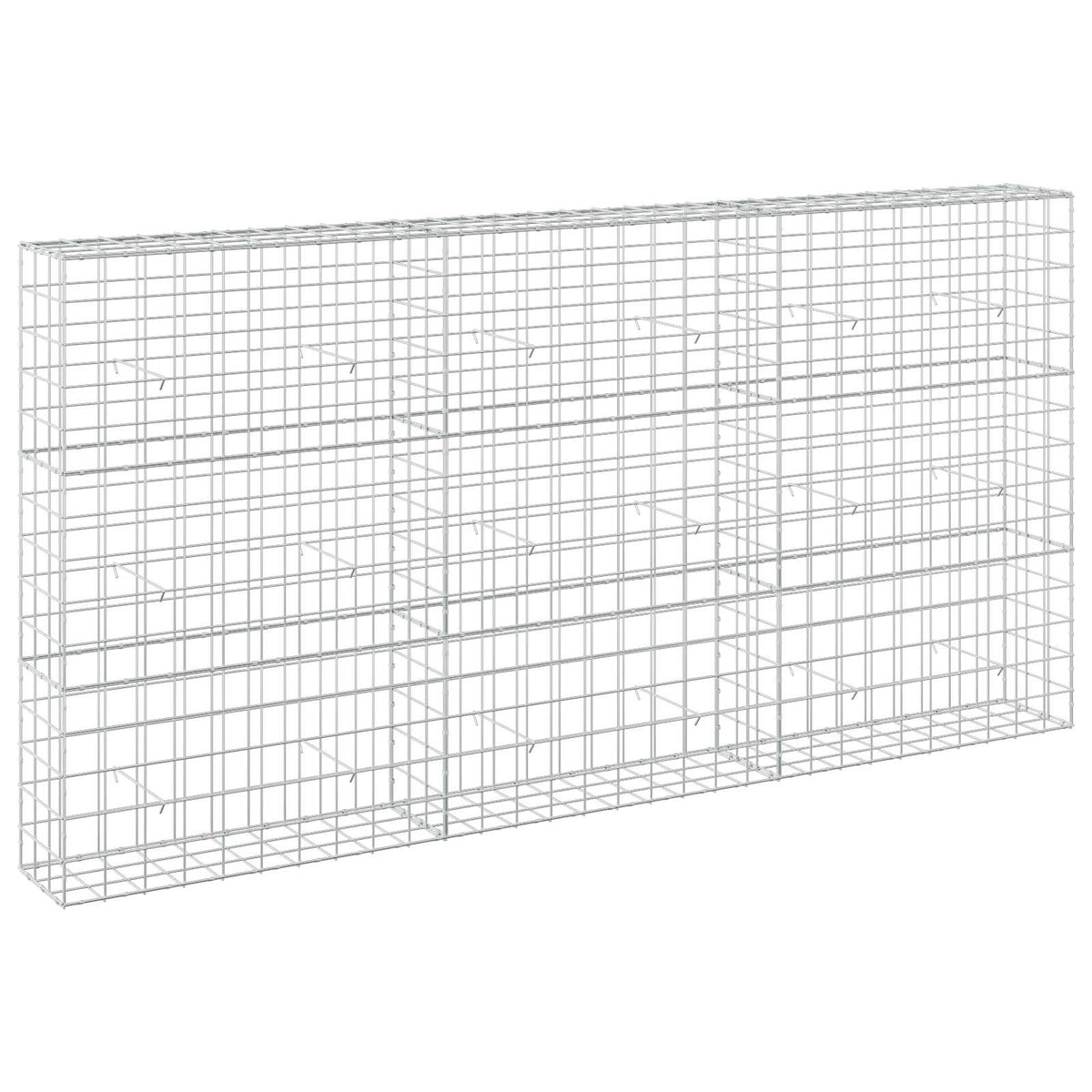 Γκαμπιόν με σύρμα 3,5 mm και πλέγμα 10x10 cm 300x30x150 εκ - Pakobazaar