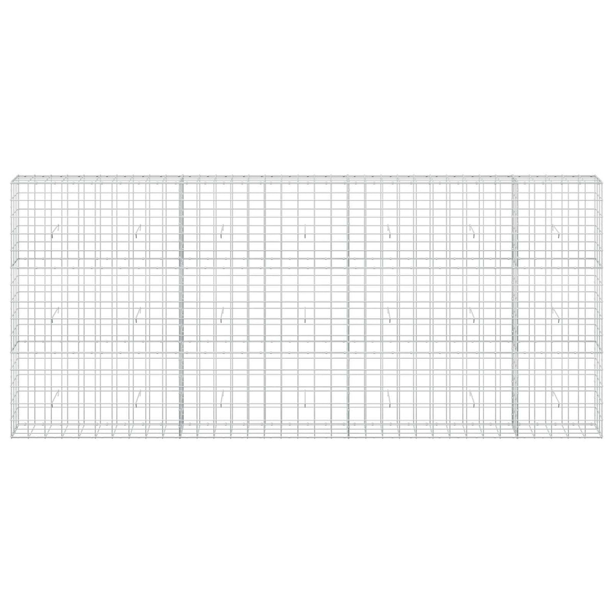 Γκαμπιόν με σύρμα 3,5 mm και πλέγμα 10x10 cm 350x30x150 εκ.