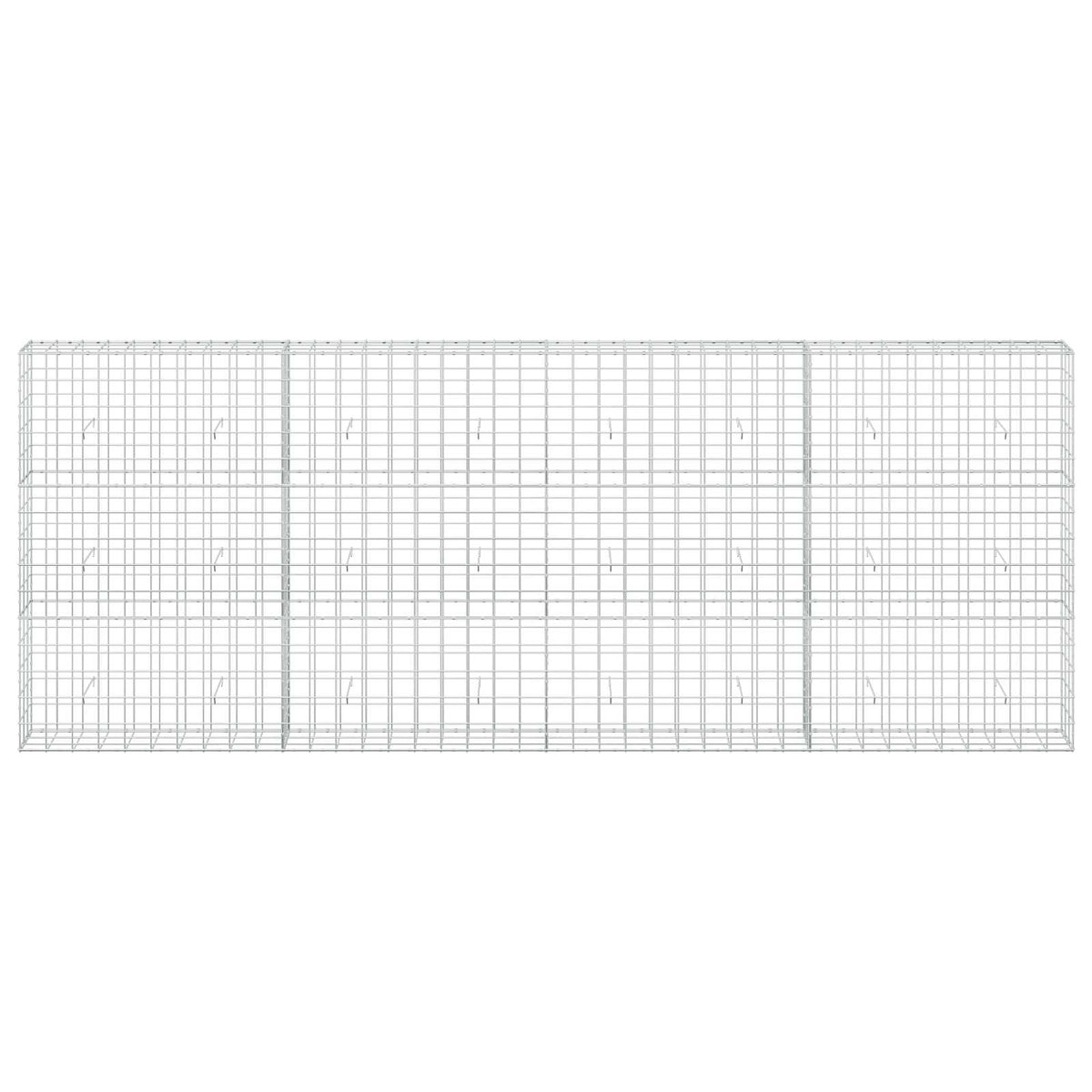 Γκαμπιόν με σύρμα 3,5 mm και πλέγμα 10x10 cm 400x30x150 εκ