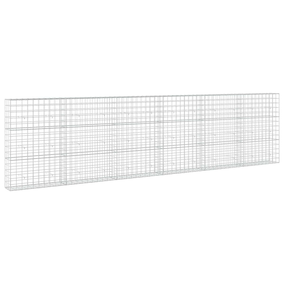 Γκαμπιόν με σύρμα 3,5 mm και πλέγμα 10x10 cm 600x30x150 εκ - Pakobazaar