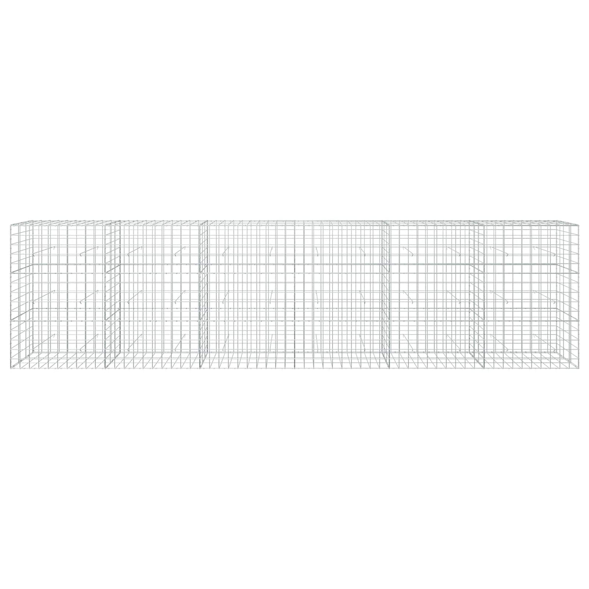 Γκαμπιόν με σύρμα 3,5 mm και πλέγμα 10x10 cm 600x30x150 εκ - Pakobazaar