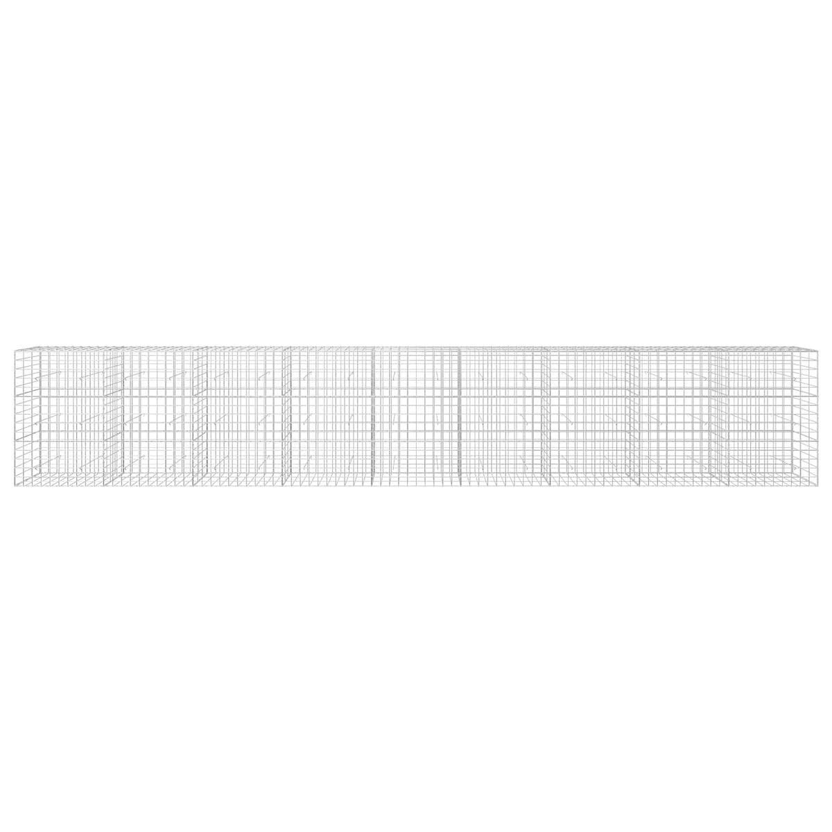 Γκαμπιόν με σύρμα 3,5 mm και πλέγμα 10x10 cm 900x30x150 εκ - Pakobazaar