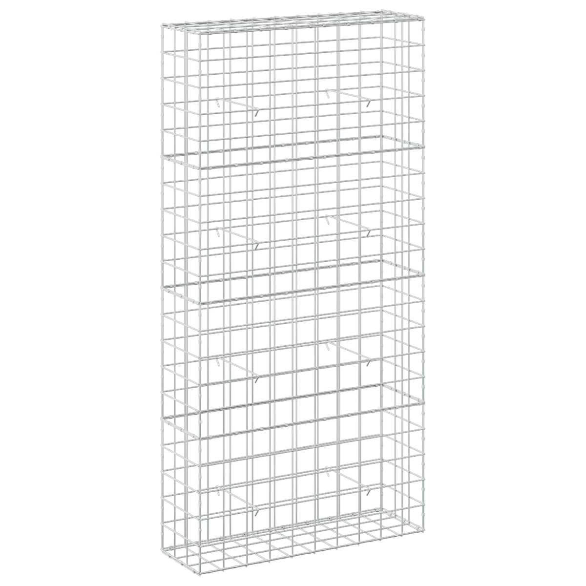 Γκαμπιόν με σύρμα 3,5 mm και πλέγμα 10x10 cm 100x30x200 εκ. - Pakobazaar