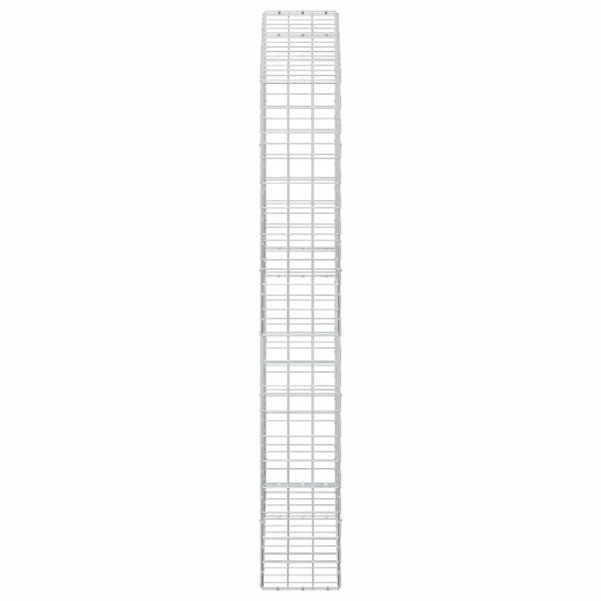 Γκαμπιόν με σύρμα 3,5 mm και πλέγμα 10x10 cm 150x30x200 εκ - Pakobazaar