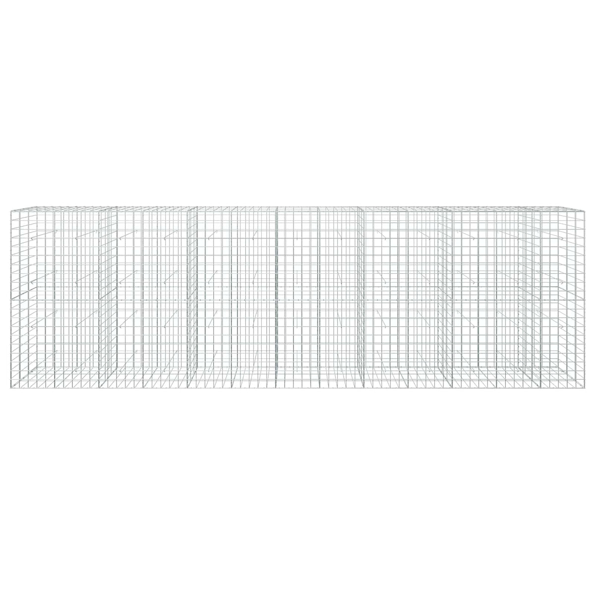 Γκαμπιόν με σύρμα 3,5 mm και πλέγμα 10x10 cm 650x30x200 εκ - Pakobazaar