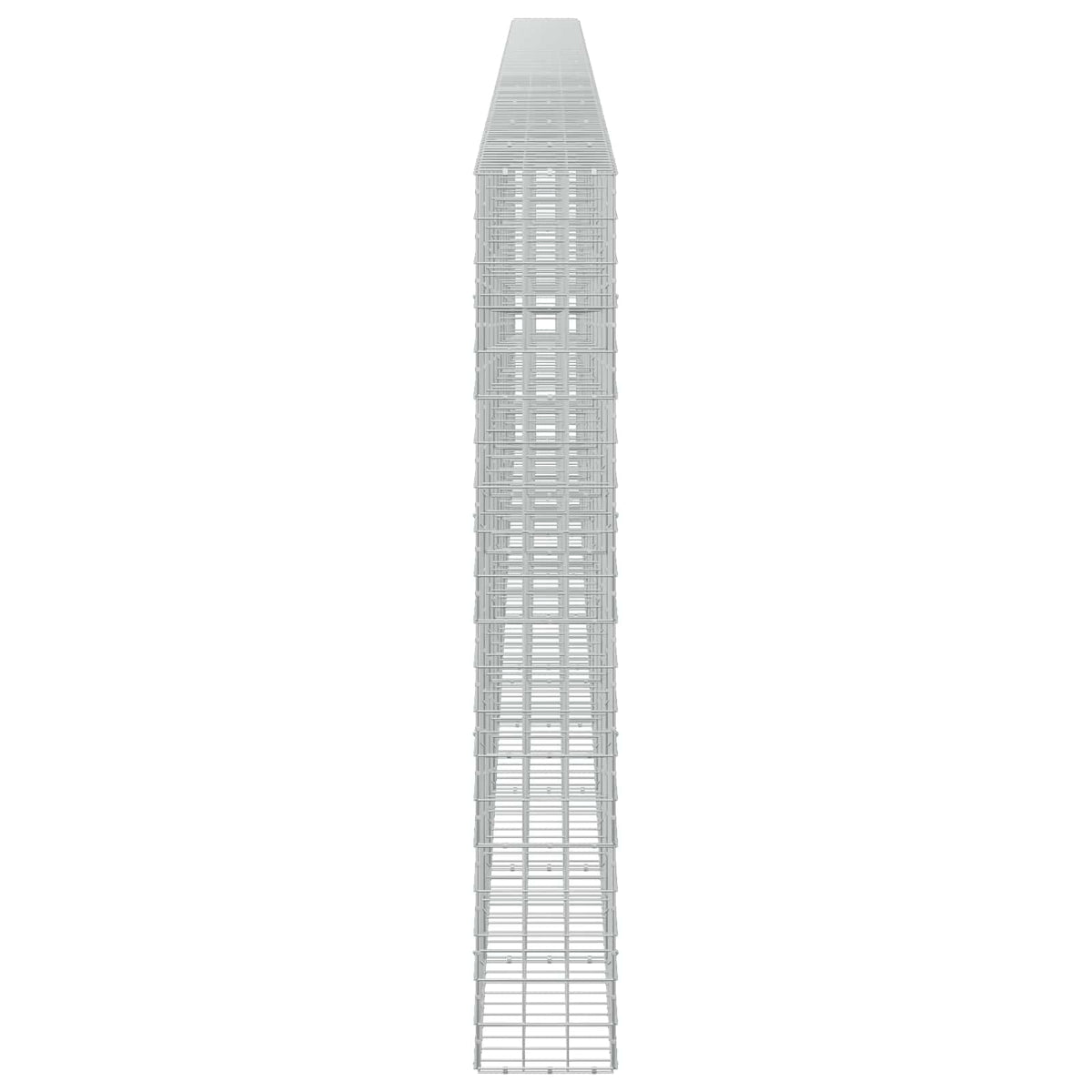 Γκαμπιόν με σύρμα 3,5 mm και πλέγμα 10x10 cm 1100x30x200 εκ - Pakobazaar