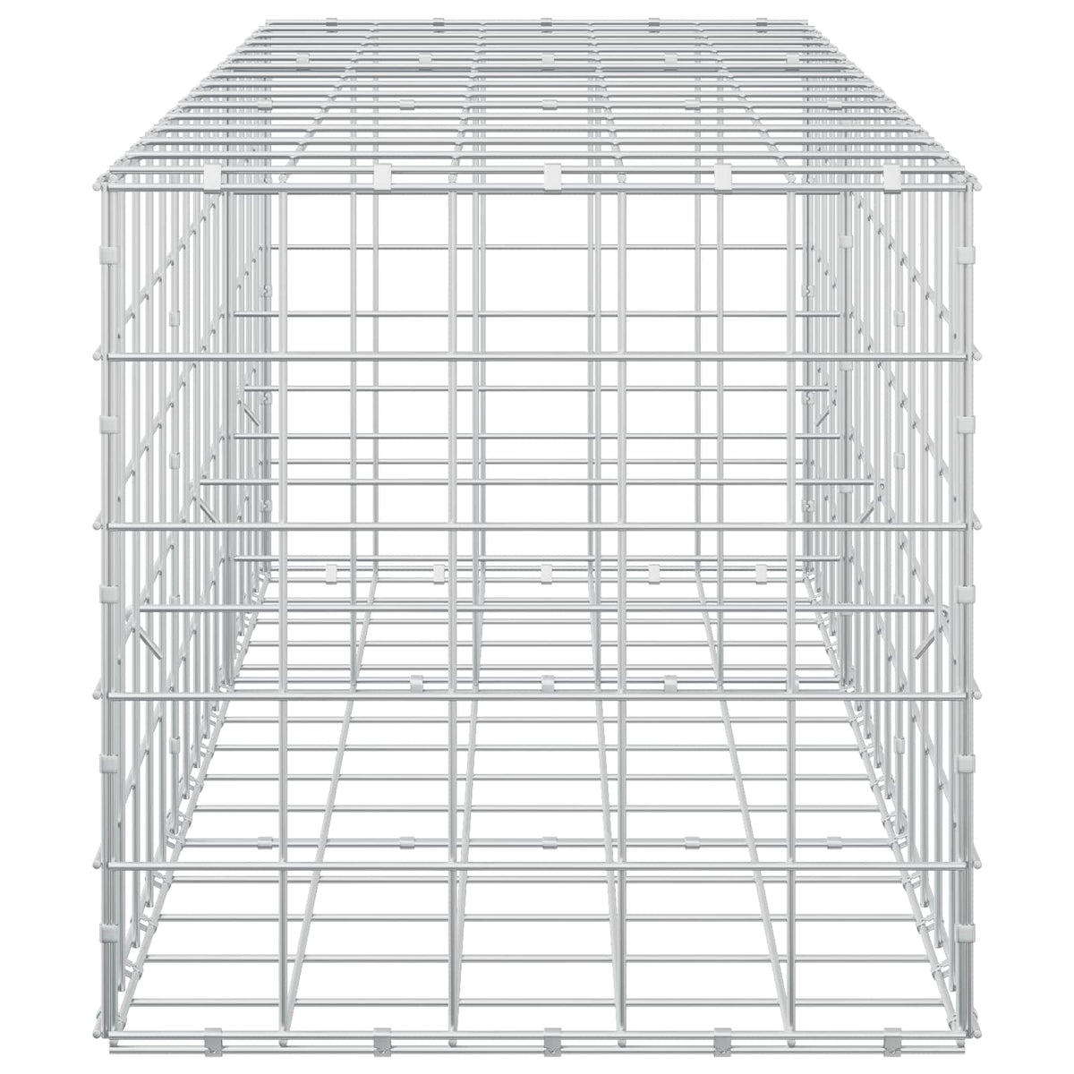 Γκαμπιόν με σύρμα 3,5 mm και πλέγμα 10x10 cm 150x50x50 εκ. - Pakobazaar