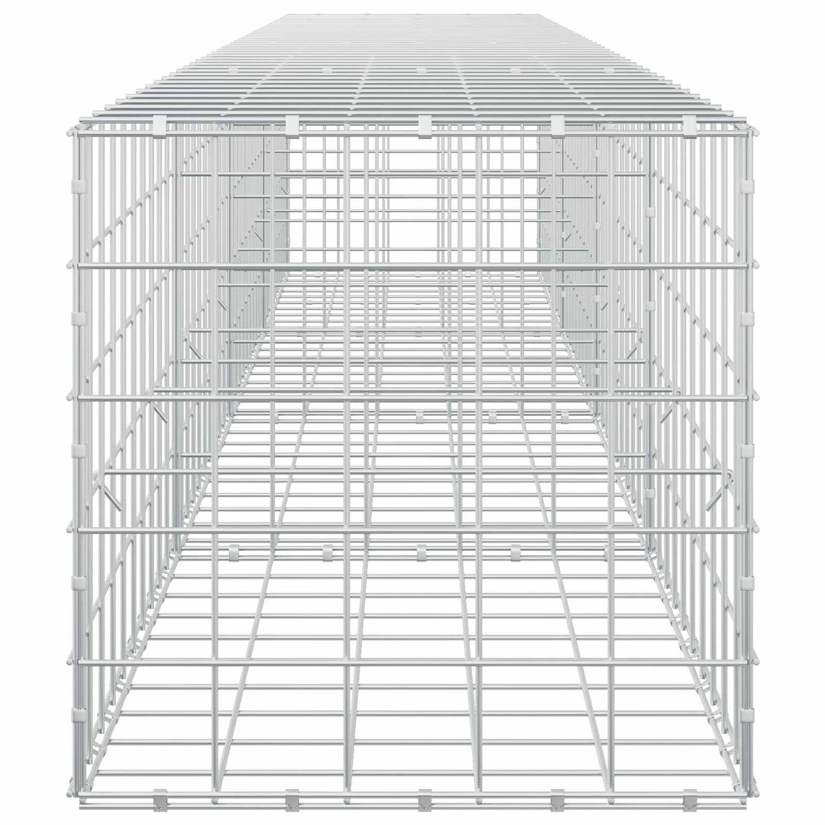 Γκαμπιόν με σύρμα 3,5 mm και πλέγμα 10x10 cm 400x50x50 εκ - Pakobazaar