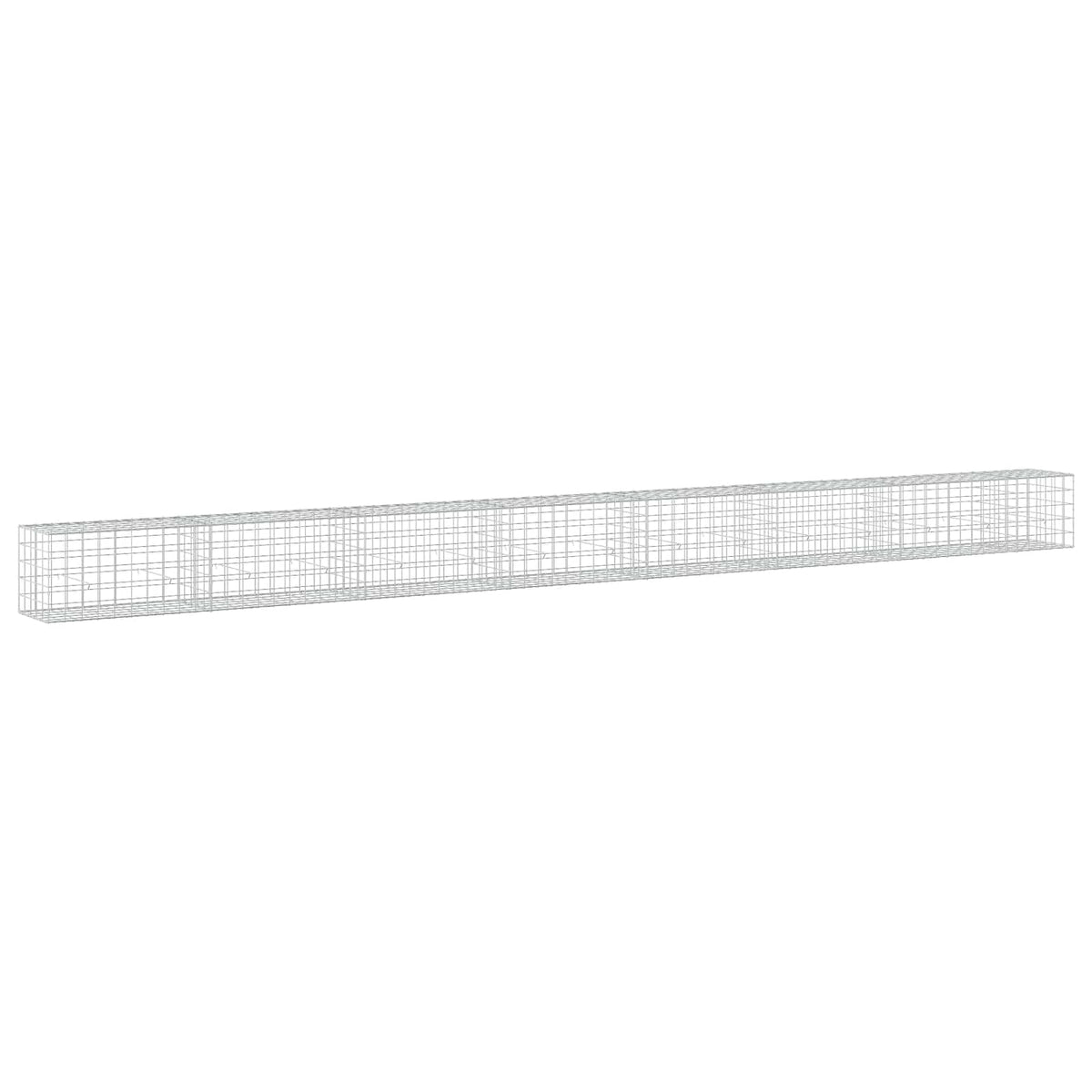 Γκαμπιόν με σύρμα 3,5 mm και πλέγμα 10x10 cm 750x50x50 εκ - Pakobazaar