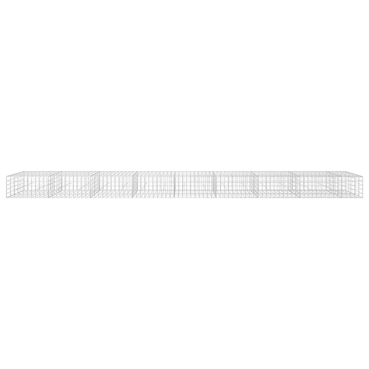 Γκαμπιόν με σύρμα 3,5 mm και πλέγμα 10x10 cm 850x50x50 εκ - Pakobazaar