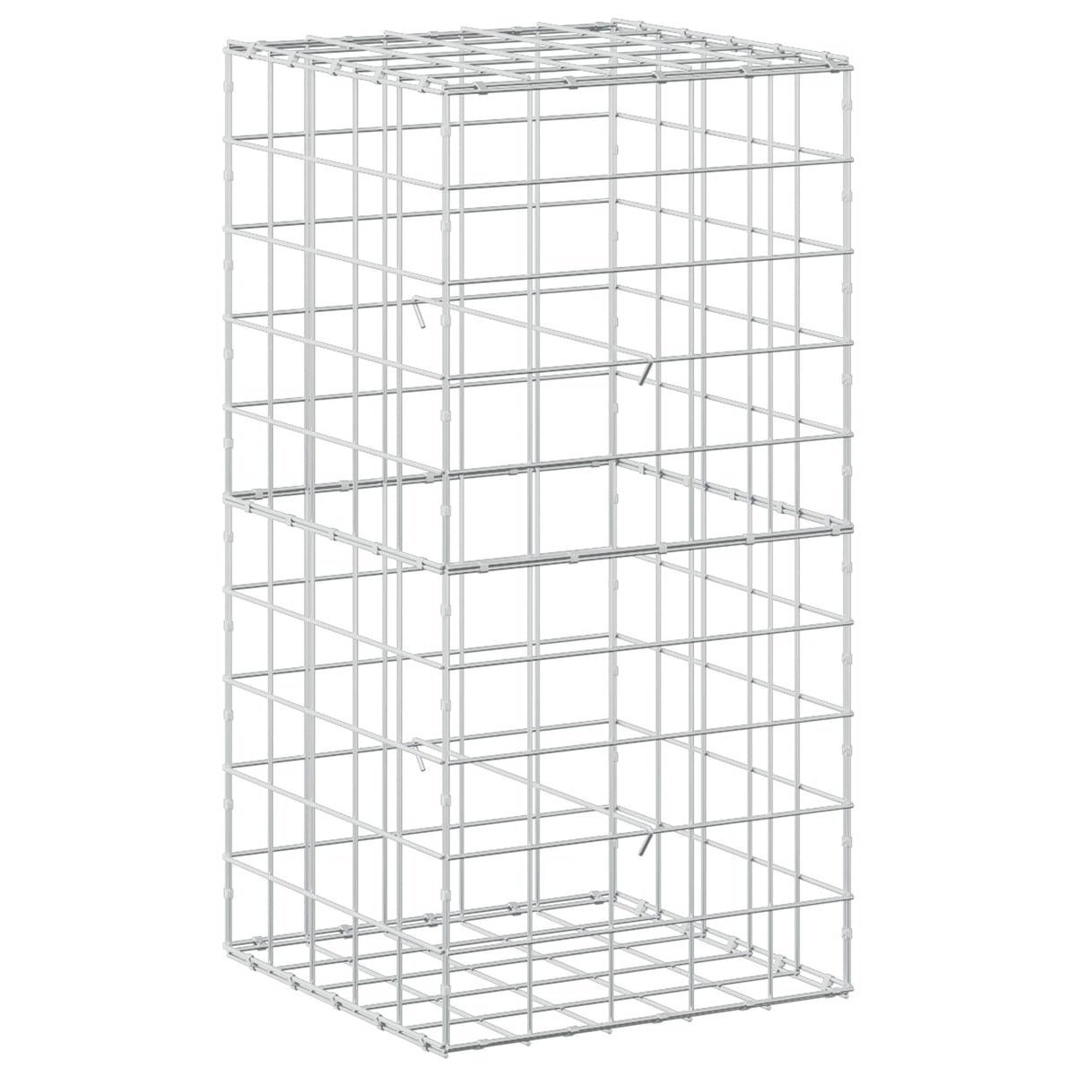 Γκαμπιόν με σύρμα 3,5 mm και πλέγμα 10x10 cm 50x50x100 εκ - Pakobazaar