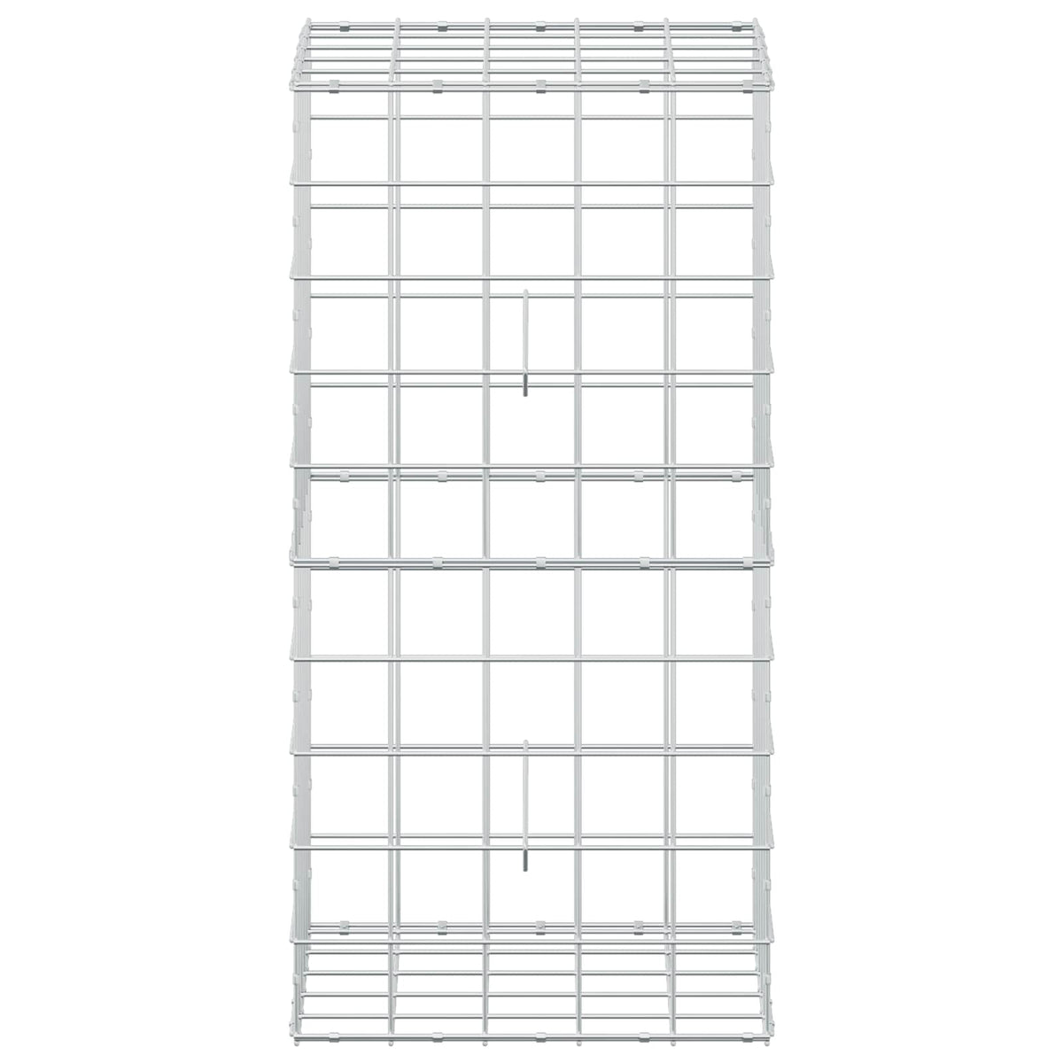 Γκαμπιόν με σύρμα 3,5 mm και πλέγμα 10x10 cm 50x50x100 εκ - Pakobazaar