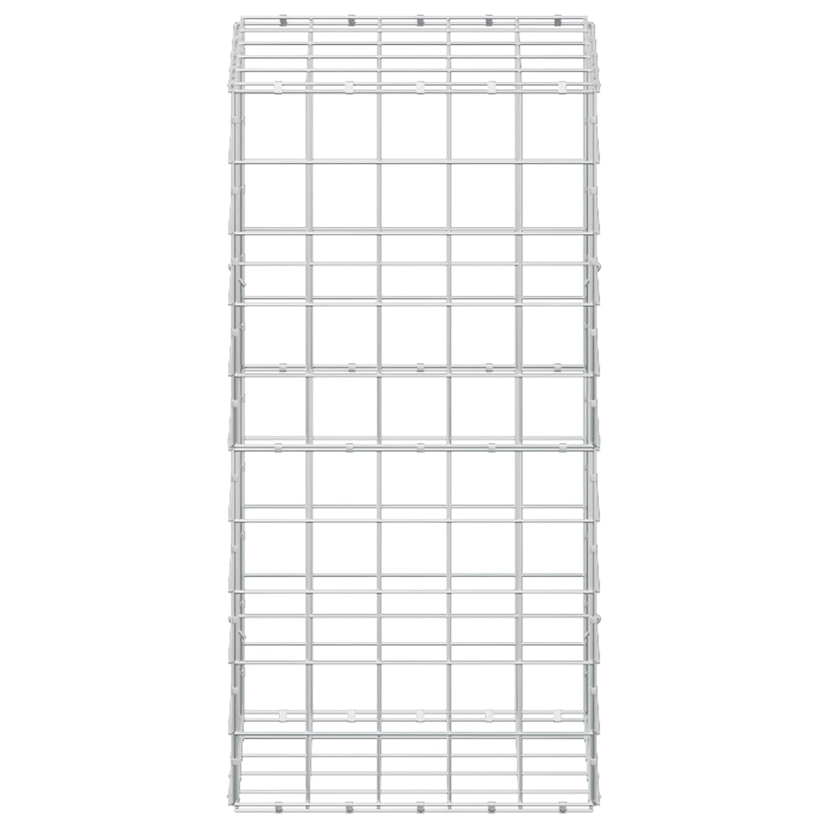 Γκαμπιόν με σύρμα 3,5 mm και πλέγμα 10x10 cm 50x50x100 εκ - Pakobazaar