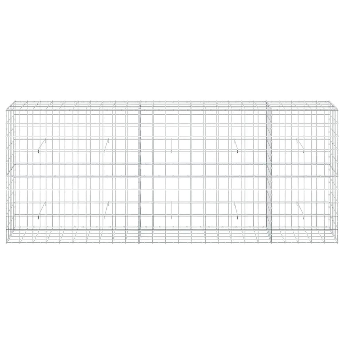 Γκαμπιόν με σύρμα 3,5 mm και πλέγμα 10x10 cm 250x50x100 εκ