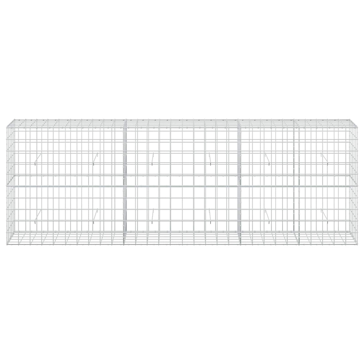 Γκαμπιόν με σύρμα 3,5 mm και πλέγμα 10x10 cm 300x50x100 εκ - Pakobazaar