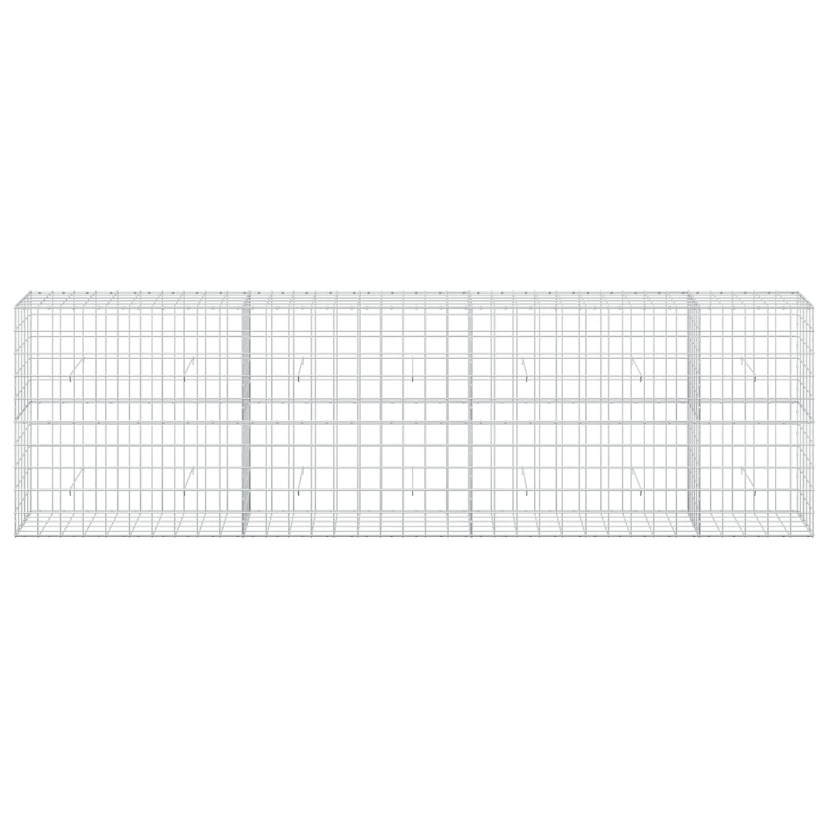 Γκαμπιόν με σύρμα 3,5 mm και πλέγμα 10x10 cm 350x50x100 εκ.