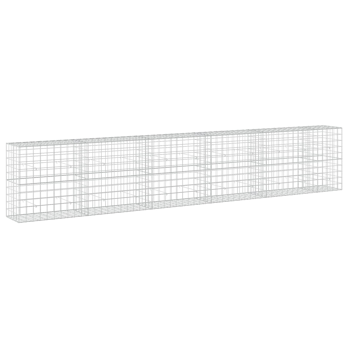 Γκαμπιόν με σύρμα 3,5 mm και πλέγμα 10x10 cm 550x50x100 εκ - Pakobazaar