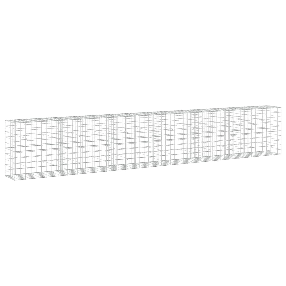 Γκαμπιόν με σύρμα 3,5 mm και πλέγμα 10x10 cm 600x50x100 εκ - Pakobazaar