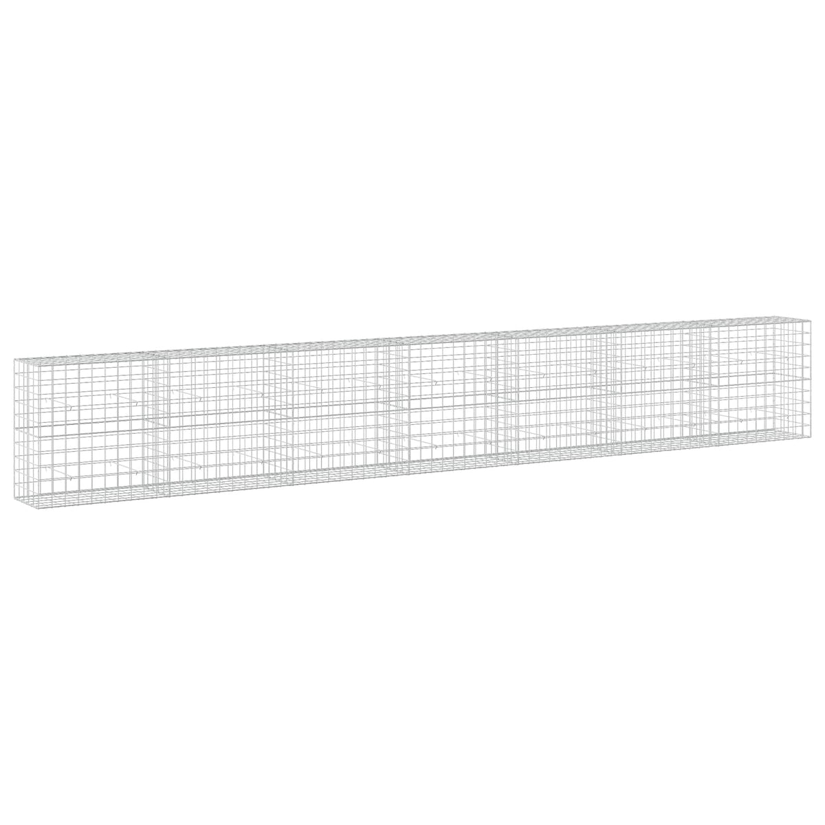 Γκαμπιόν με σύρμα 3,5 mm και πλέγμα 10x10 cm 700x50x100 εκ - Pakobazaar