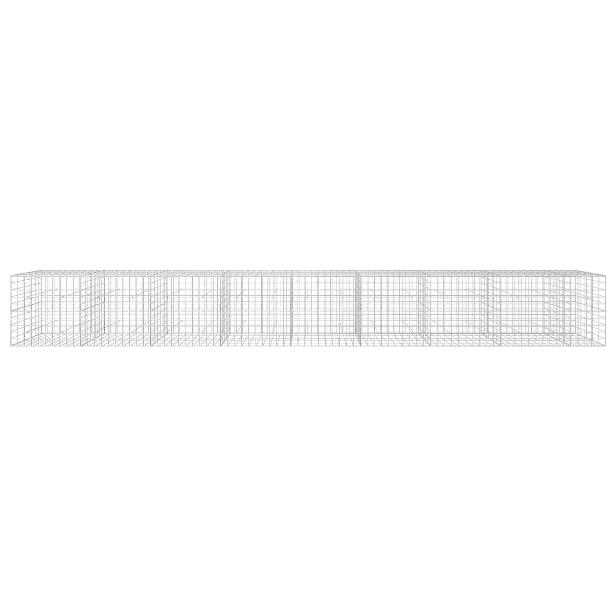 Γκαμπιόν με σύρμα 3,5 mm και πλέγμα 10x10 cm 850x50x100 εκ - Pakobazaar