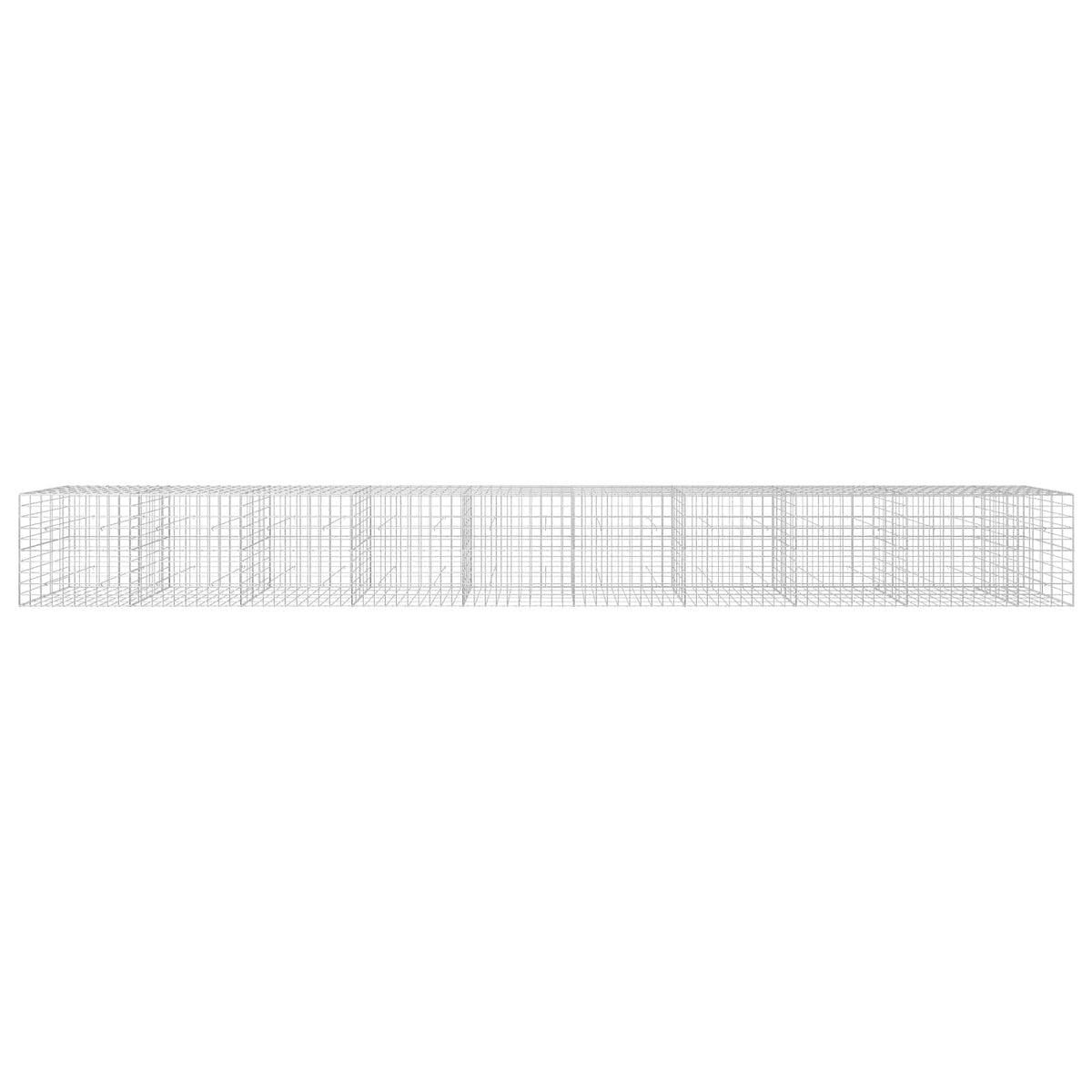 Γκαμπιόν με σύρμα 3,5 mm και πλέγμα 10x10 cm 950x50x100 εκ - Pakobazaar