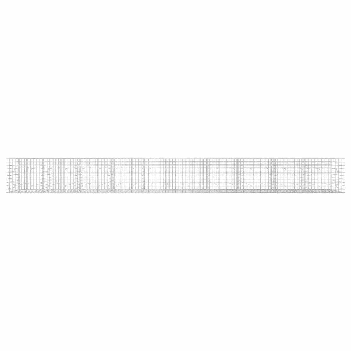 Γκαμπιόν με σύρμα 3,5 mm και πλέγμα 10x10 cm 1000x50x100 εκ. - Pakobazaar