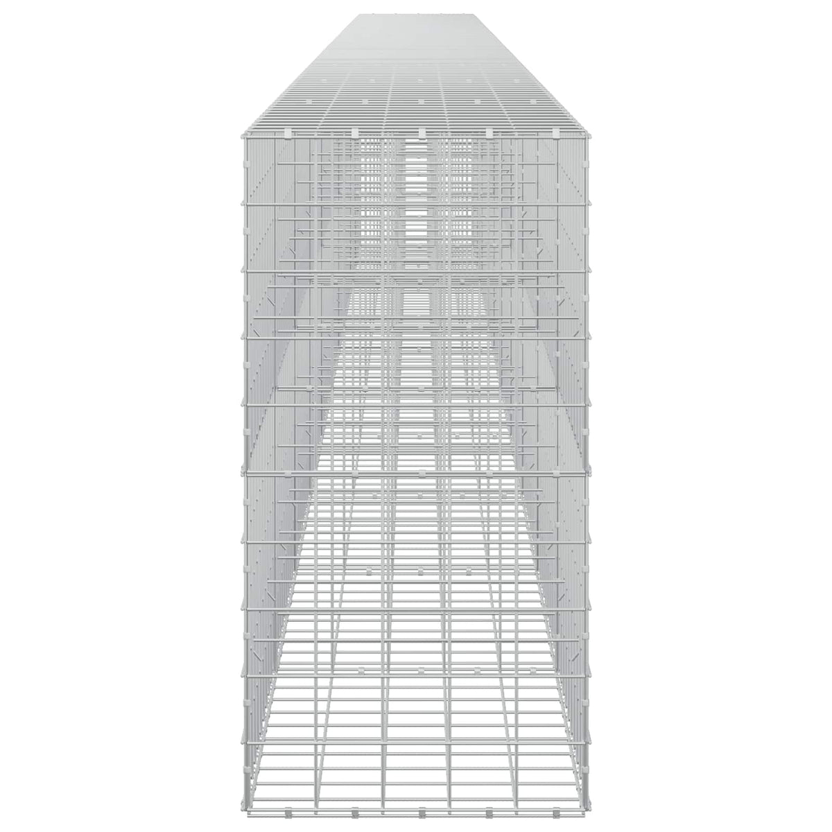Γκαμπιόν με σύρμα 3,5 mm και πλέγμα 10x10 cm 1000x50x100 εκ. - Pakobazaar