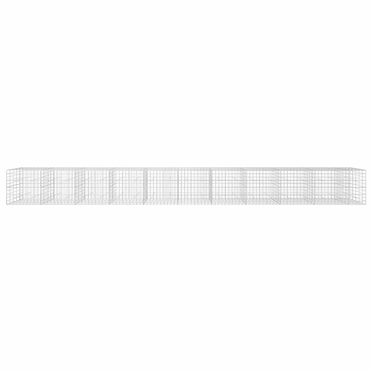 Γκαμπιόν με σύρμα 3,5 mm και πλέγμα 10x10 cm 1050x50x100 εκ