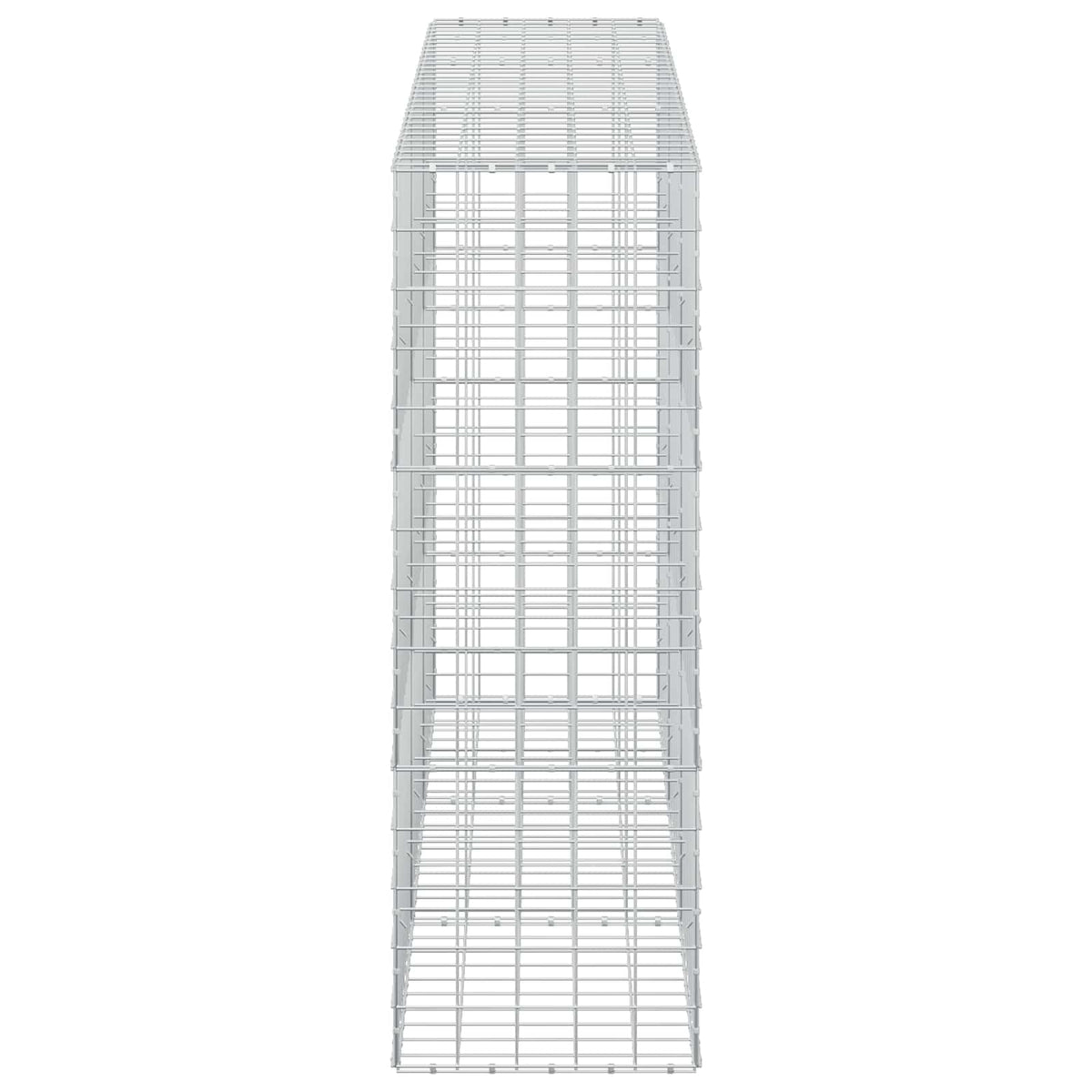 Γκαμπιόν με σύρμα 3,5 mm και πλέγμα 10x10 cm 300x50x150 εκ. - Pakobazaar