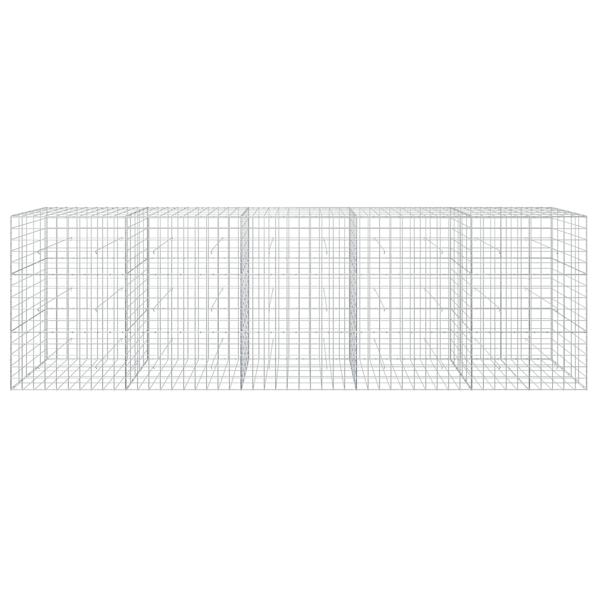 Γκαμπιόν με σύρμα 3,5 mm και πλέγμα 10x10 cm 500x50x150 εκ - Pakobazaar
