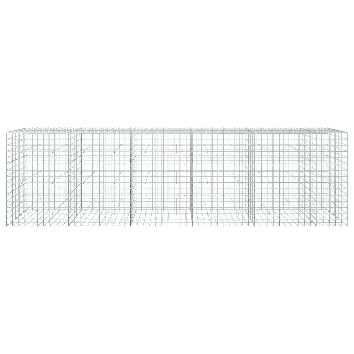 Γκαμπιόν με σύρμα 3,5 mm και πλέγμα 10x10 cm 550x50x150 εκ.